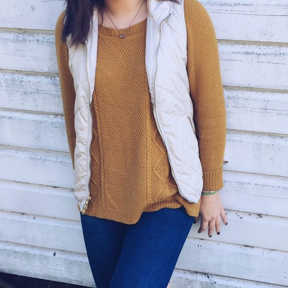 Forever 21 mustard colored sweater